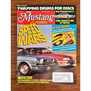MUSTANG & FORD MAGAZINE HOT ROD JULY 1991 MERCURY COMET